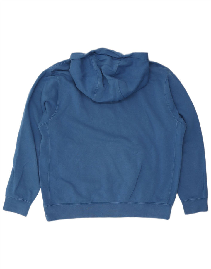 Nike Pull à capuche pour homme en coton bleu Taille L