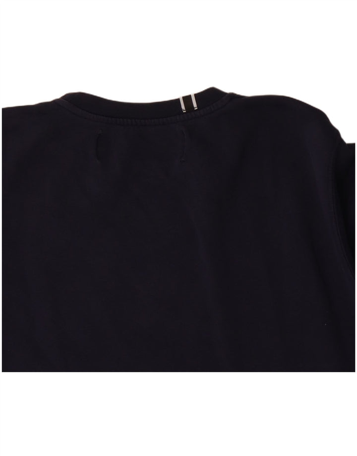 Replay Sweat-Shirt Graphique Homme Bleu Marine Moyen Coton