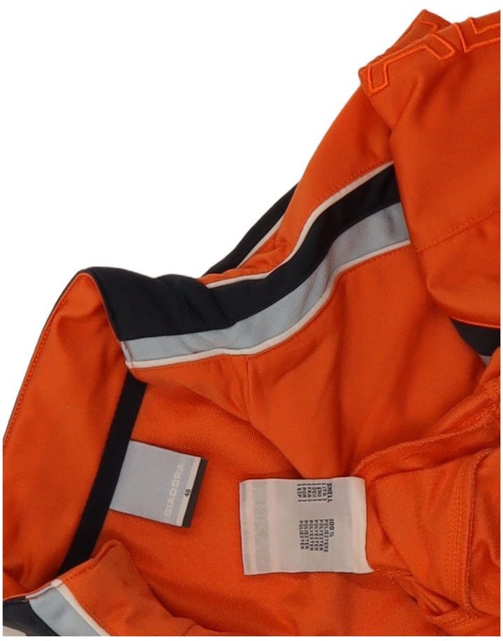 Diadora Veste de survêtement pour garçon 12-13 ans Orange Colourblock Polyester