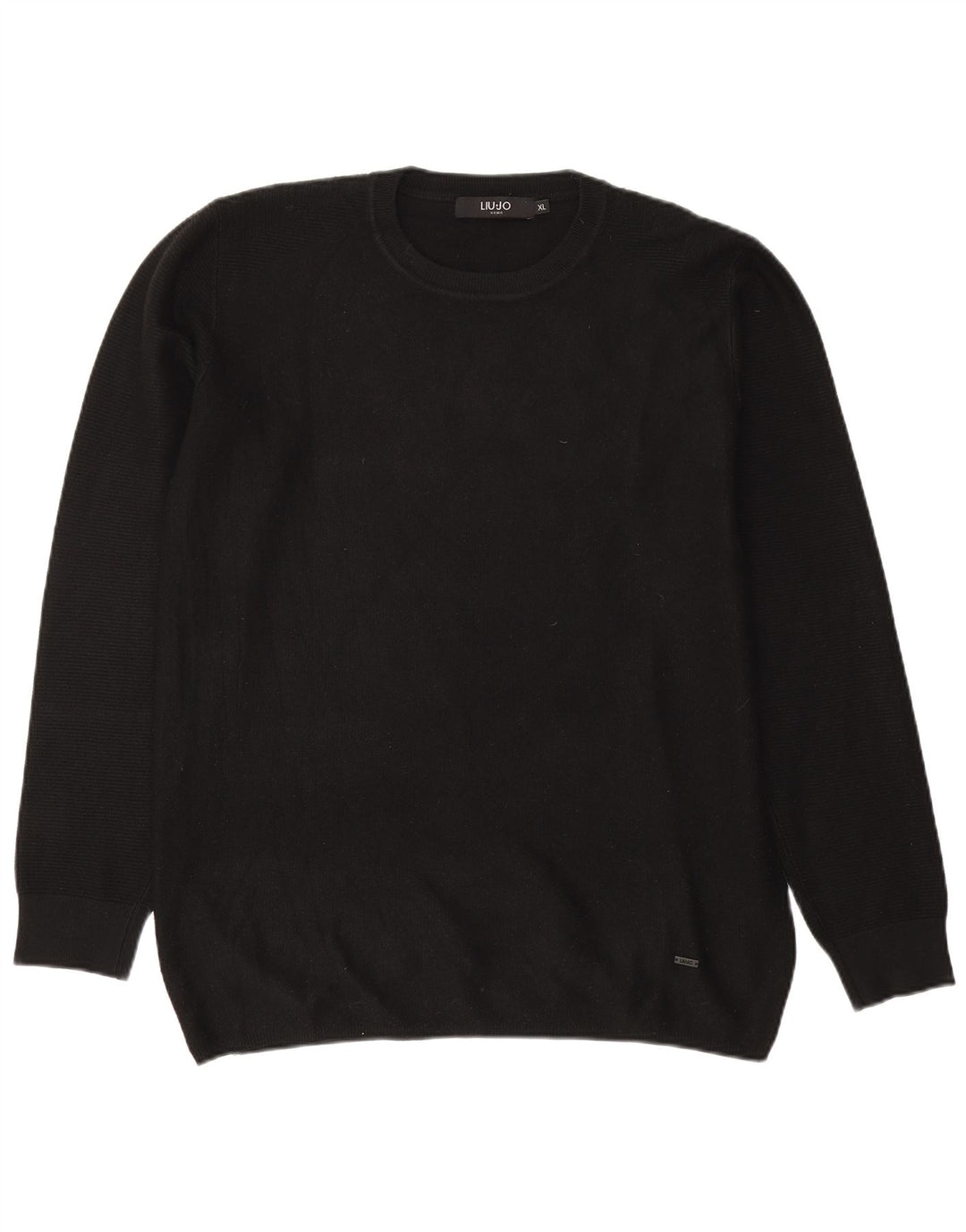 Liu Jo Pull Col Rond Homme XL Noir Viscose