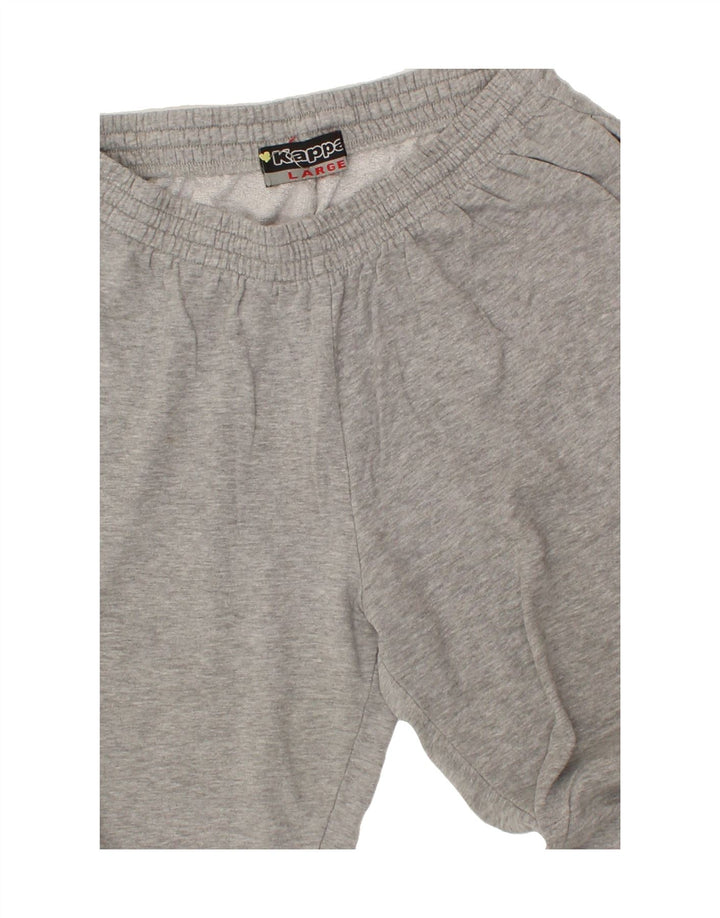 KAPPA Womens Capri Tracksuit Trousers Large Grey Cotton Vintage Kappa and Second-Hand Kappa from Messina Hembry 