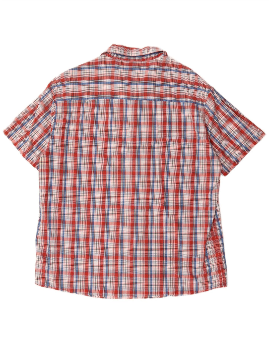 Levi's Chemise à Manches Courtes Homme Grand Carreau Rouge Coton