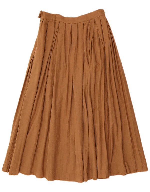 Marella Jupe évasée taille haute pour femme UK 12 Medium W26 Marron