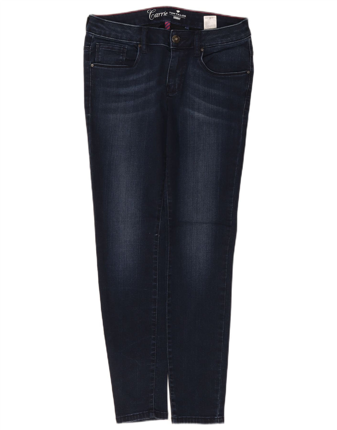 Tom Tailor Jean skinny femme W30 L30 bleu marine Lyocell