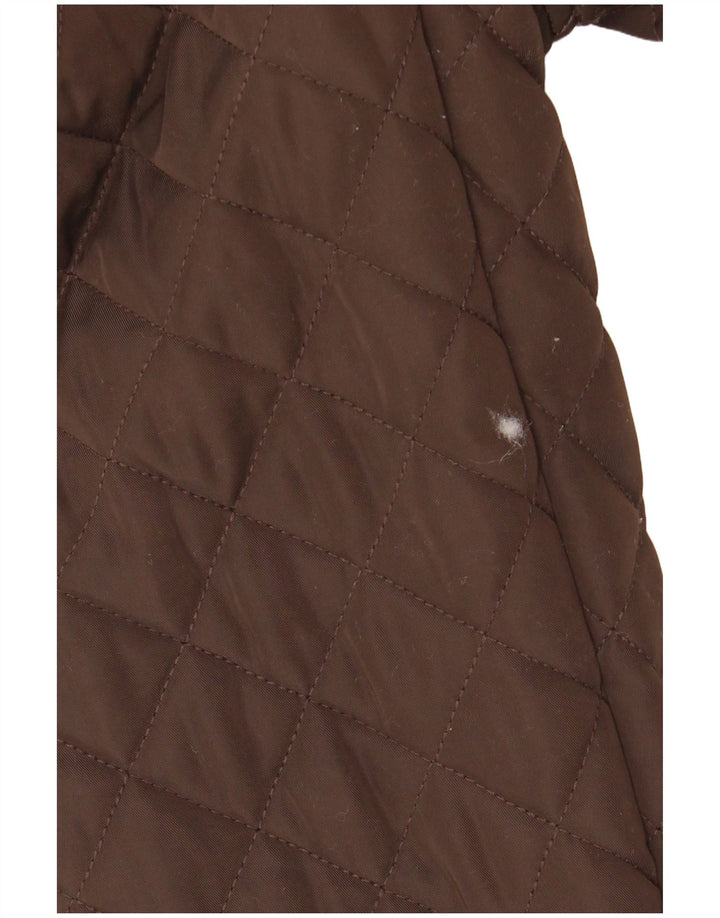 London Fog Veste matelassée pour homme UK 40 Large Marron Polyester