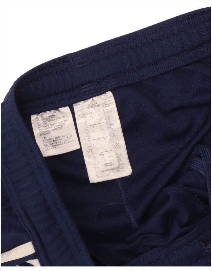 Adidas Pantalon de survêtement pour homme Large Bleu marine Polyester