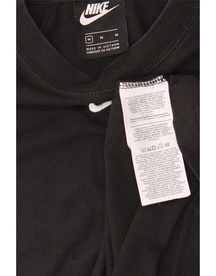 Nike T-Shirt Homme Noir Moyen Coton
