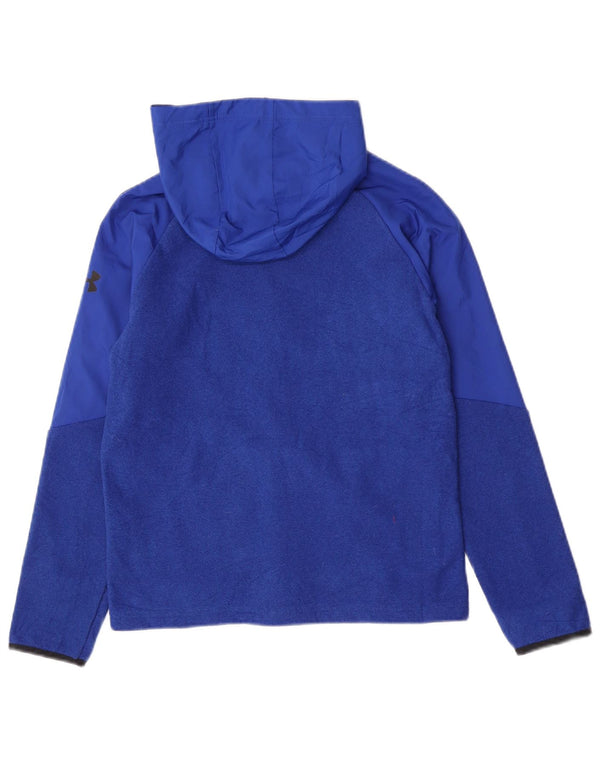 Under Armour Sweat à capuche zippé Cold Gear pour garçon 13-14 ans XL Bleu