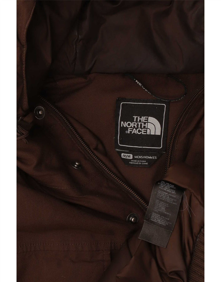 The North Face Veste coupe-vent à capuche pour homme UK 38 Nylon marron moyen