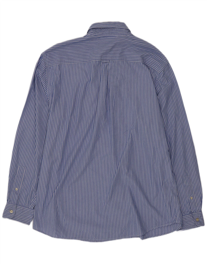 Chaps Chemise Homme Easy Care XL Bleu Rayé Coton