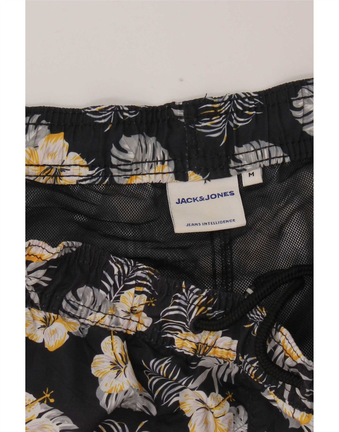 Jack & Jones Short de Bain Homme Bleu Marine Moyen Floral Polyester