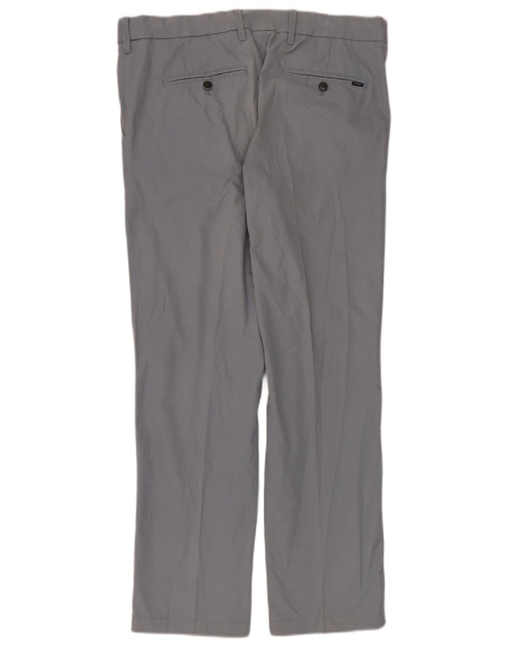 Marks & Spencer Pantalon de costume coupe classique pour homme W36 L31 Bleu Coton