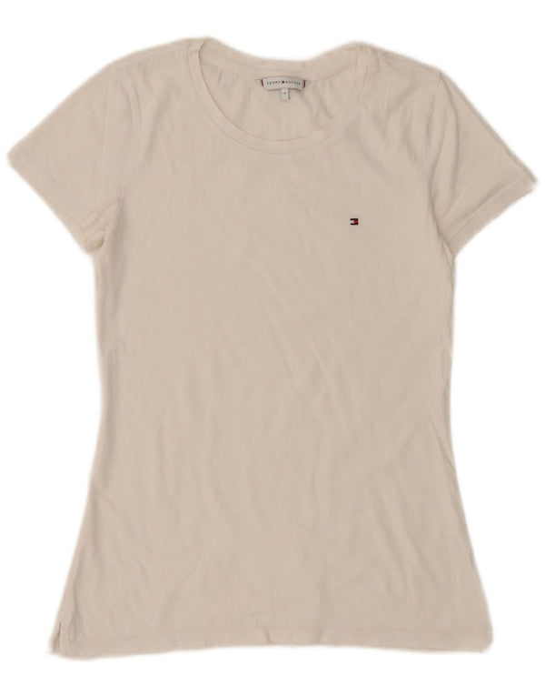 Tommy Hilfiger T-shirt pour femme UK 8 Small Blanc