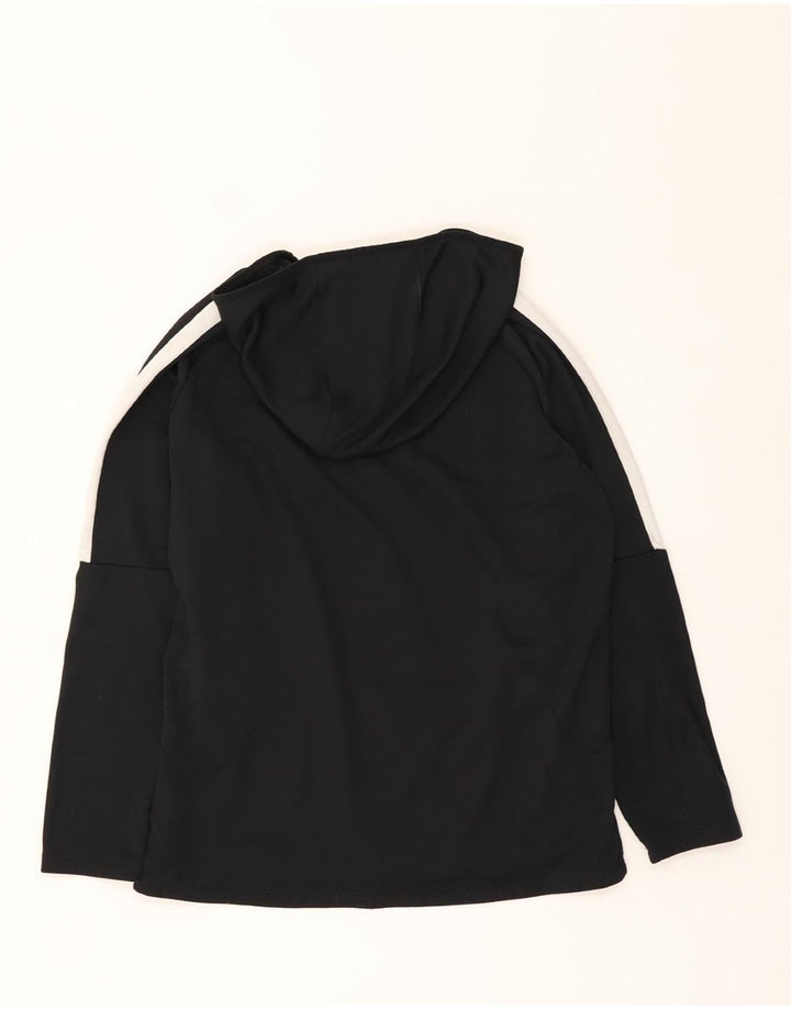 NIKE Pull à capuche Dri Fit pour homme en polyester color block Noir Taille L