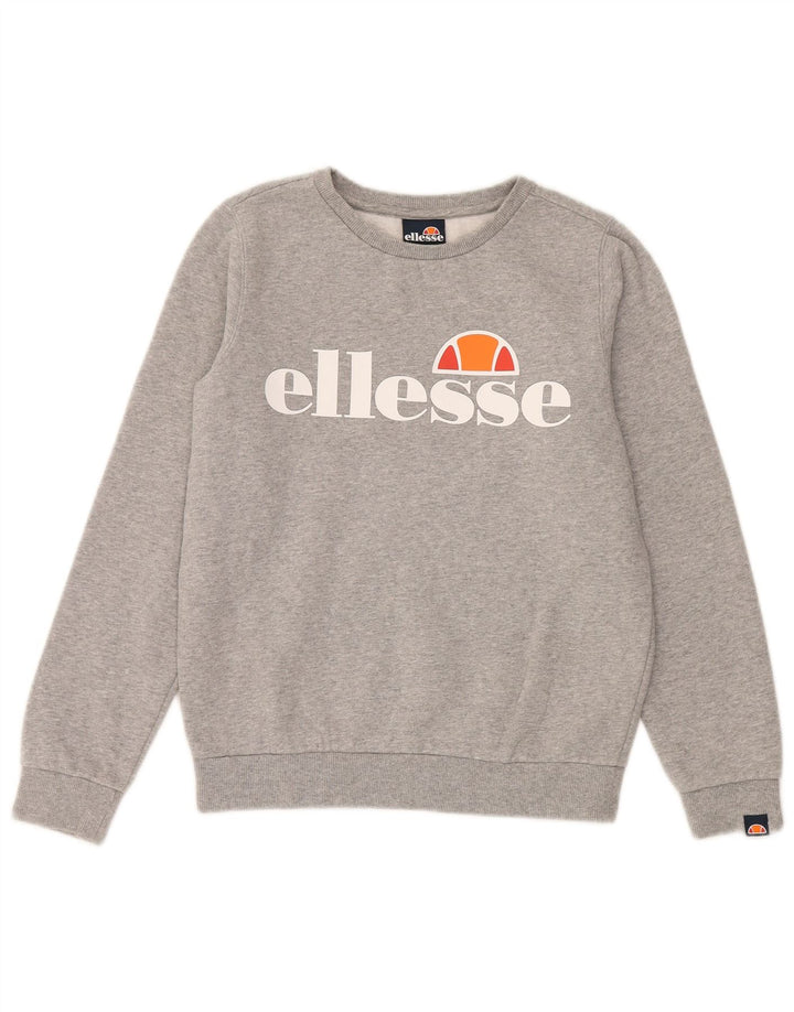Ellesse Sweat-shirt graphique pour garçon 12-13 ans Gris Coton