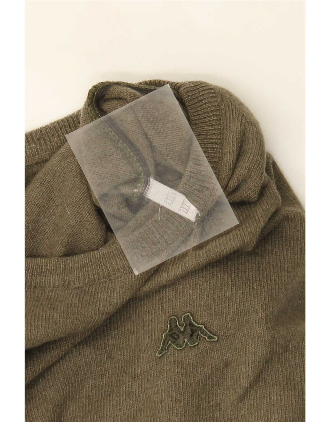 Kappa Pull à col rond pour homme 3XL Kaki Laine