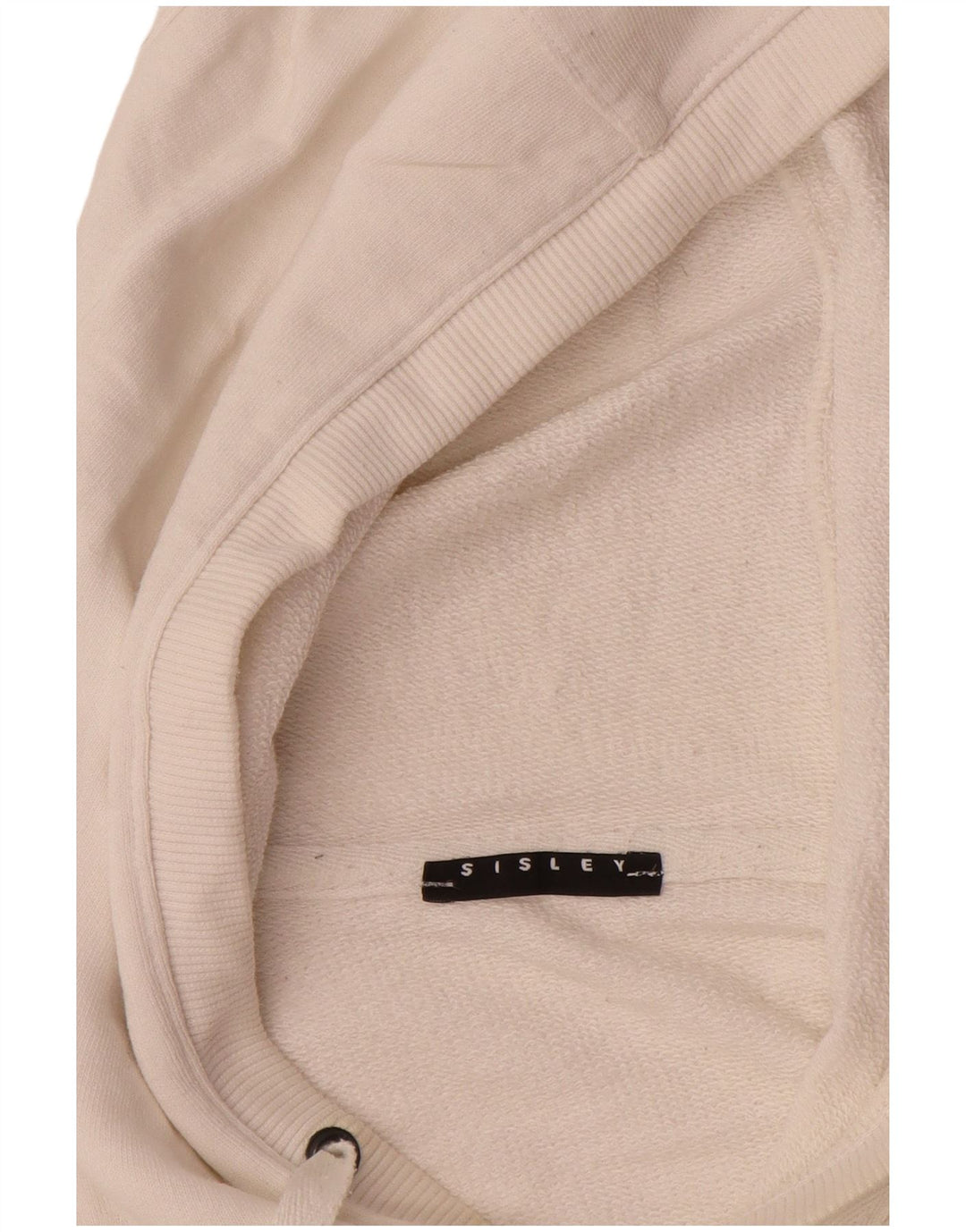 Sisley Pull à capuche graphique Large Blanc |