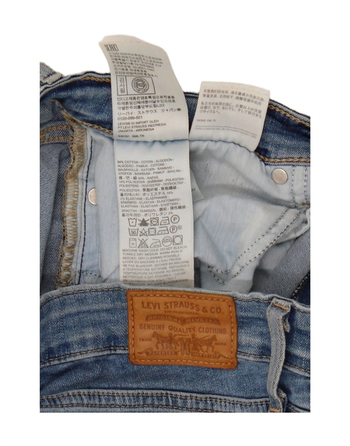Levi's Jean 712 Crop Slim Femme W31 L25 Bleu Coton