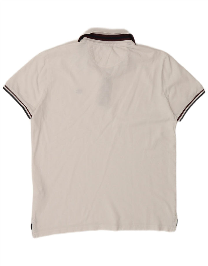 Champion Polo à manches courtes pour homme Petit coton blanc