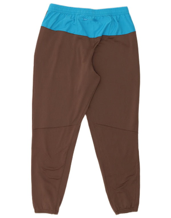 Nike Pantalon de survêtement Dri Fit pour homme Taille S Marron Colorblock