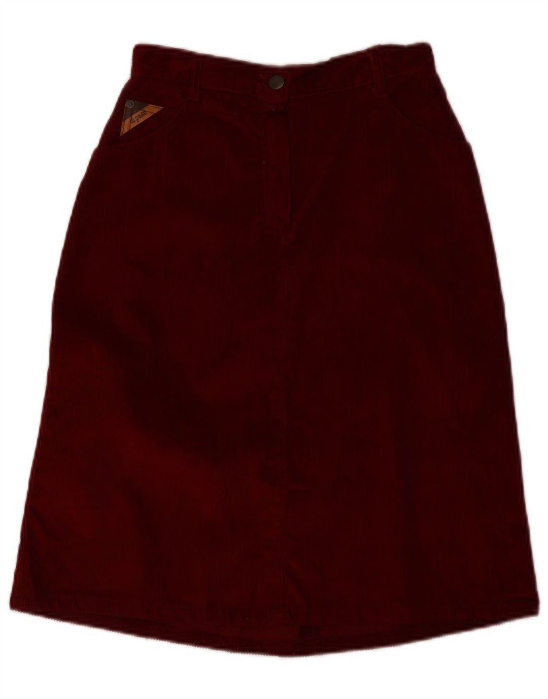 El Paso Jupe en velours côtelé pour femme IT 44 Medium W26 Coton rouge