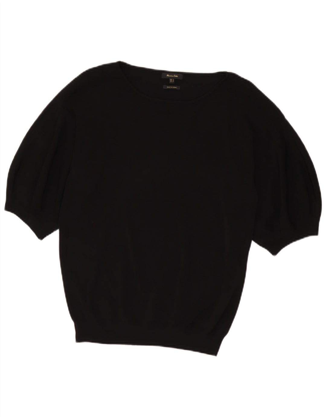 Massimo Dutti Pull col bateau pour femme UK 10 Petit Noir