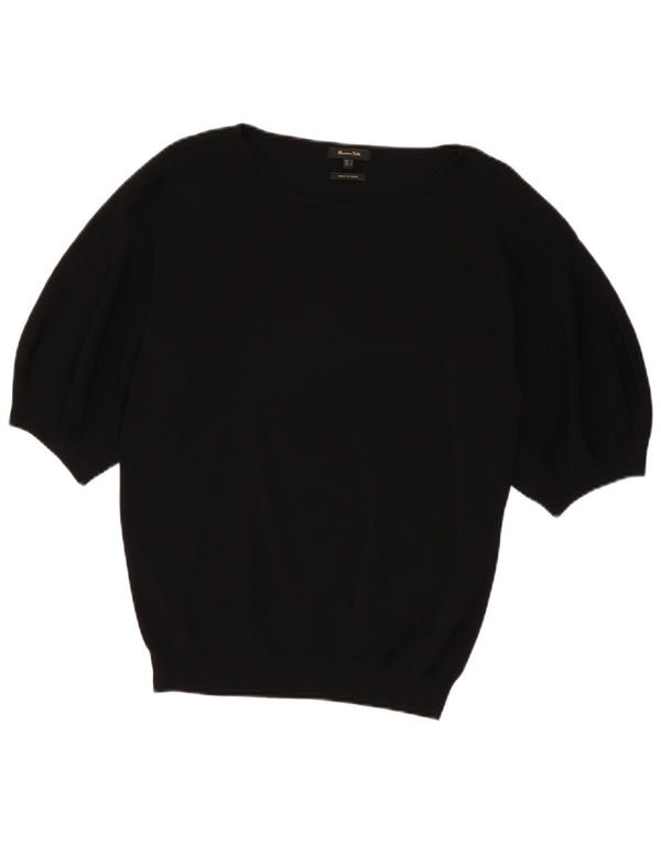 Massimo Dutti Pull col bateau pour femme UK 10 Petit Noir