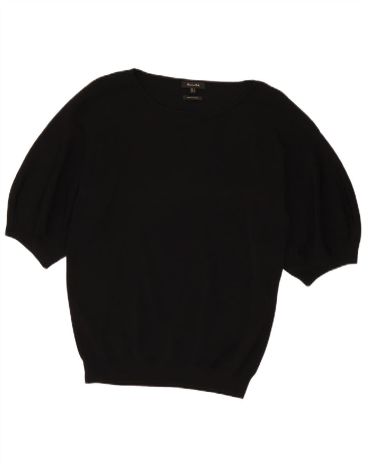 Massimo Dutti Pull col bateau pour femme UK 10 Petit Noir