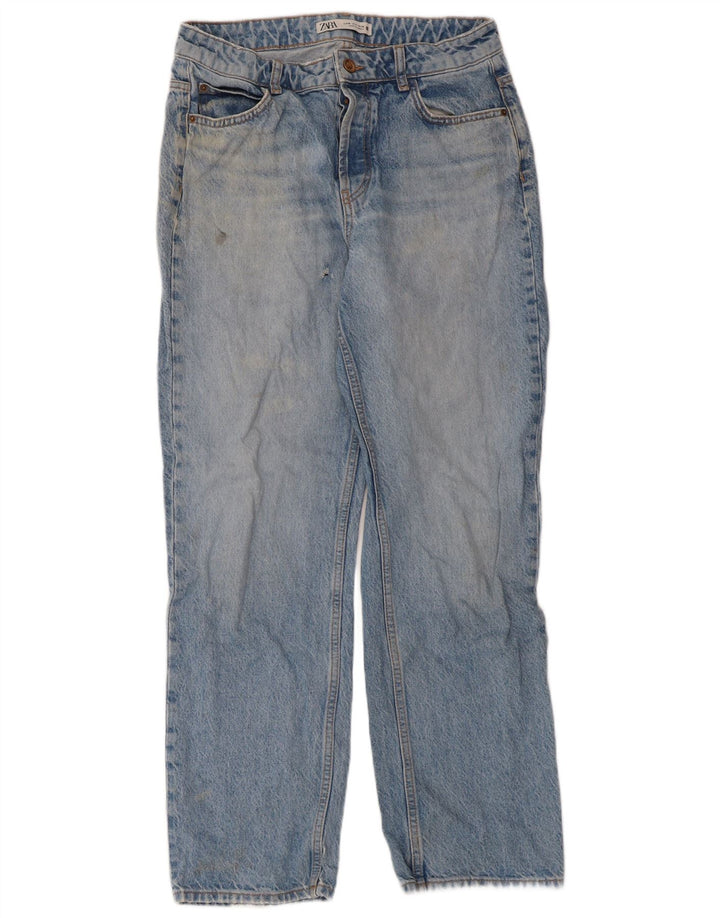Zara Jean droit femme EU 38 Small W28 L28 Bleu