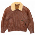 Marcos Veste en cuir pour homme UK 42 XL Marron