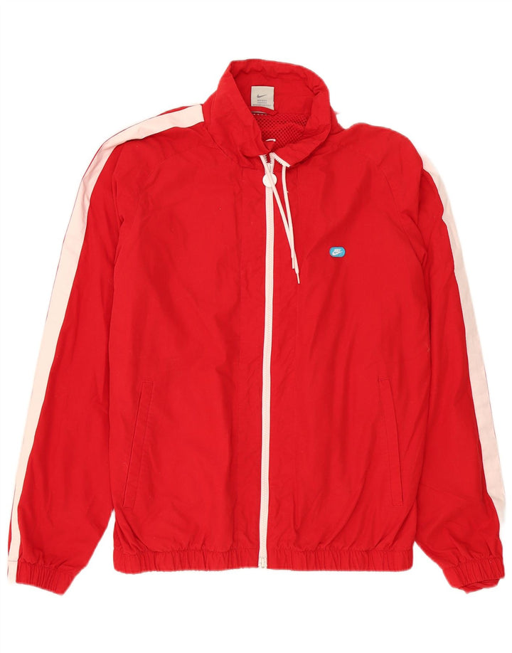 Nike Veste de pluie pour homme UK 42/44 Large Rouge Colourblock