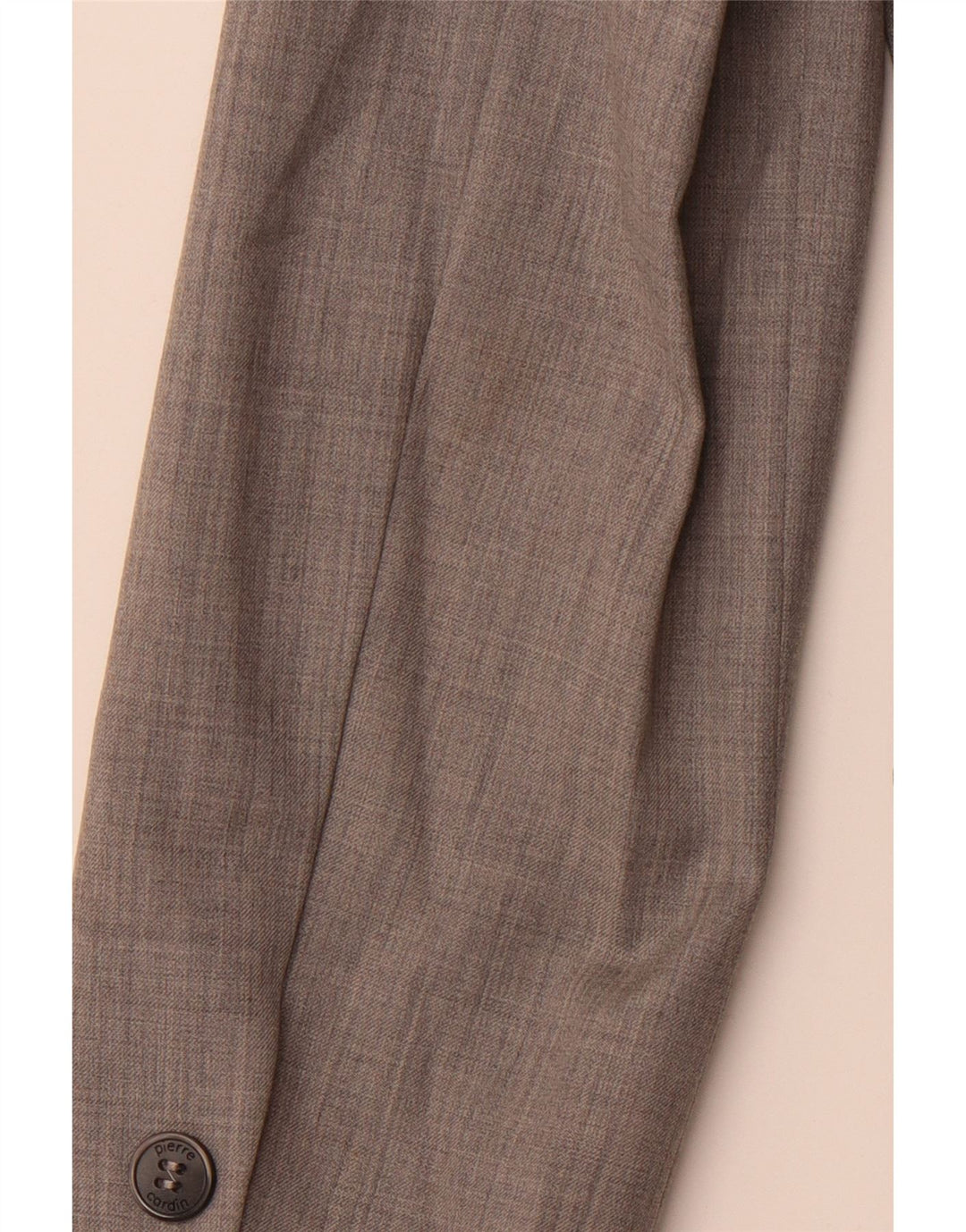 PIERRE CARDIN Veste blazer 3 boutons pour femme EU 42 Gris moyen à fines rayures