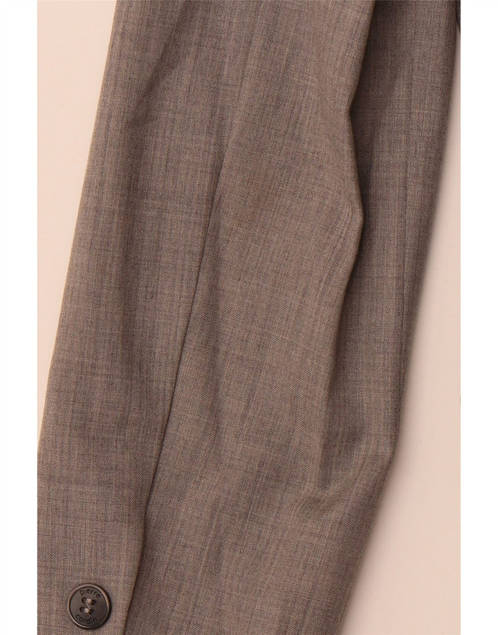 PIERRE CARDIN Veste blazer 3 boutons pour femme EU 42 Gris moyen à fines rayures