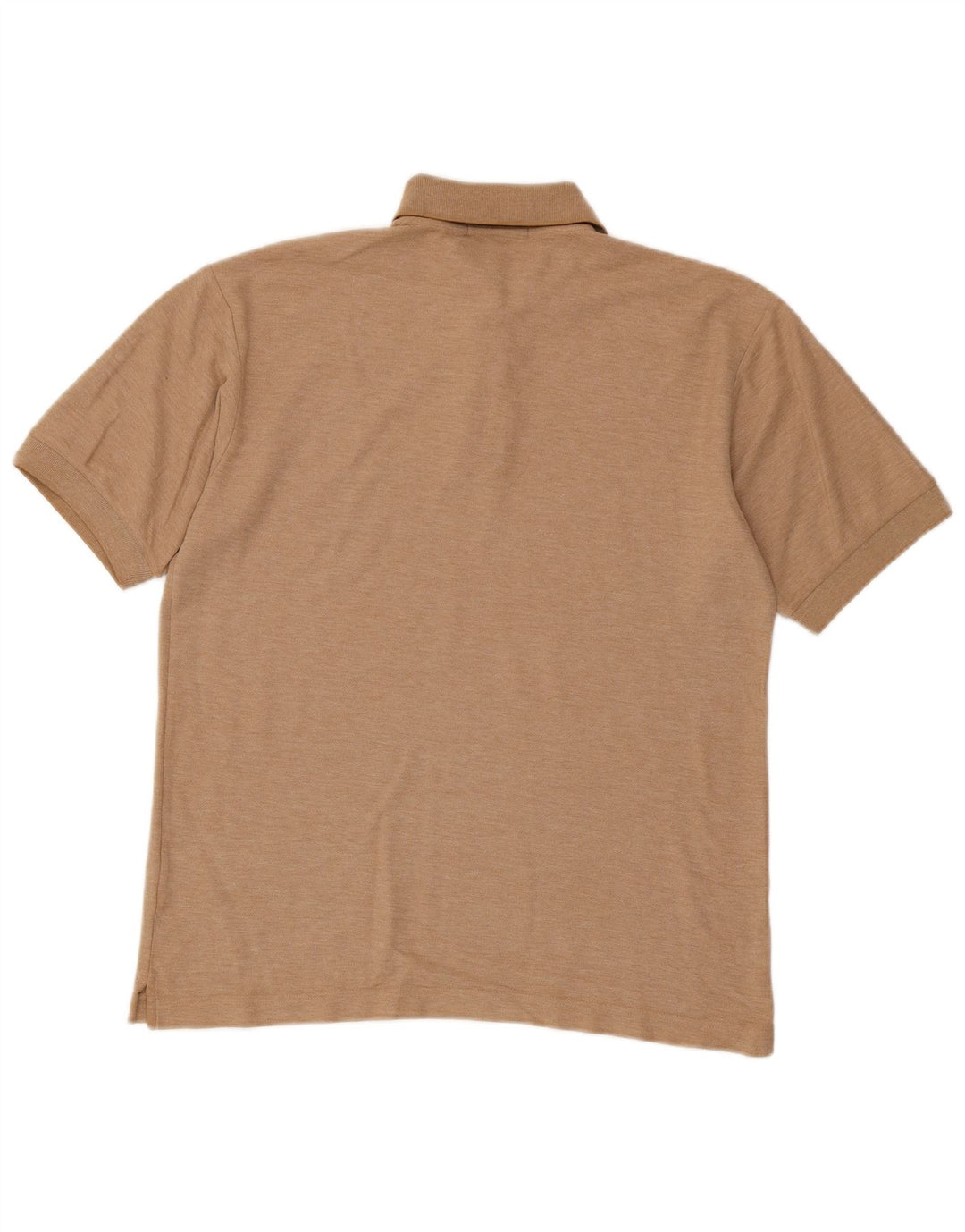FILA Polo Homme IT 48 Coton Moucheté Marron Moyen