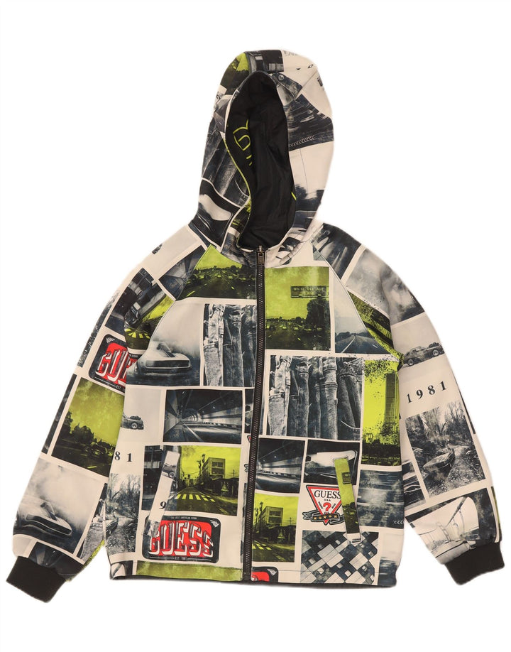Guess Veste Réversible Graphique Garçon 11-12 ans Multicolore Géométrique