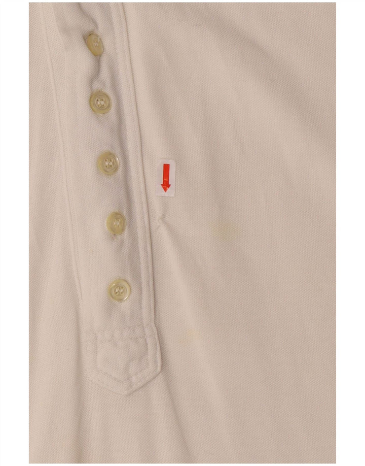 BELFE & BELFE Mens Polo Shirt XL White Cotton