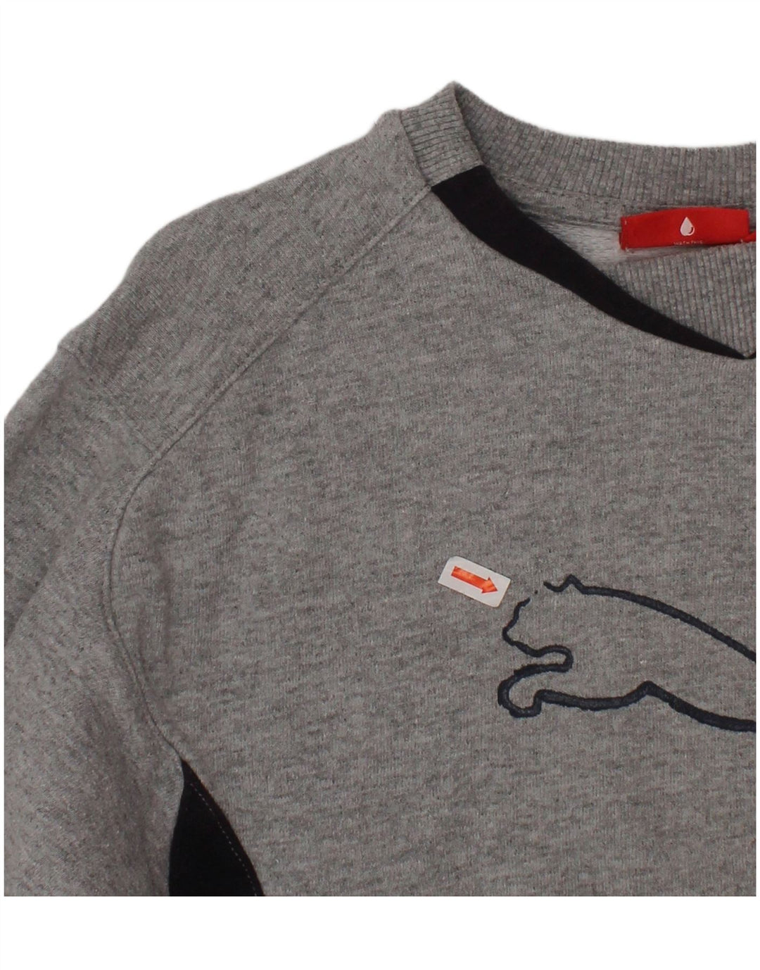 NIKE Sweat-shirt graphique pour garçon 9-10 ans Gris Colorblock Coton