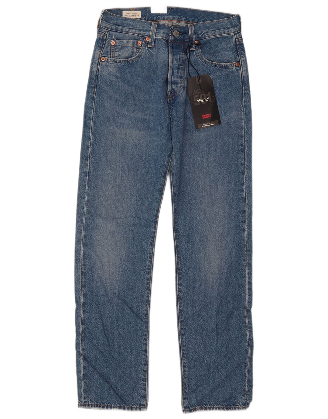 Levi's Jean Droit 501 Femme Bleu W26 L30 Coton