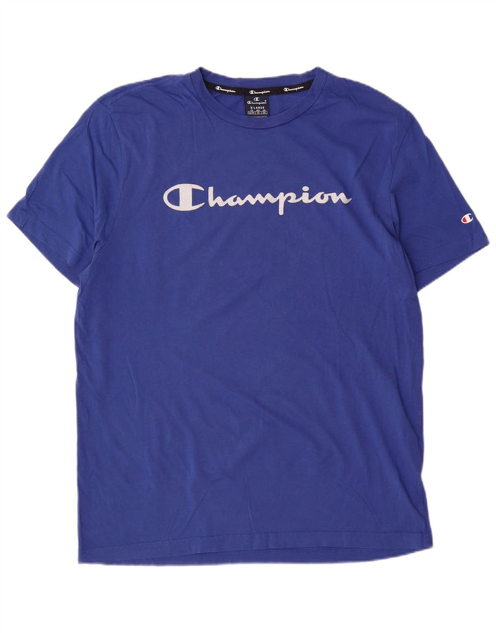 Champion T-Shirt Graphique Homme XL Bleu