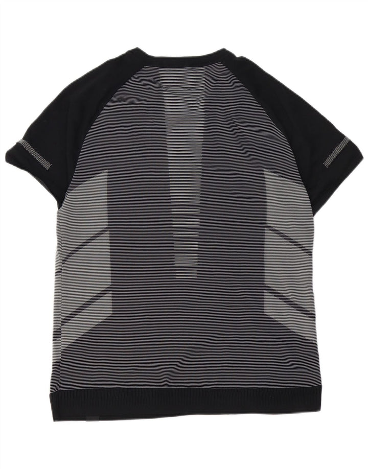 UNDER ARMOUR T-Shirt Homme Top XL Noir Pinstripe Polyester