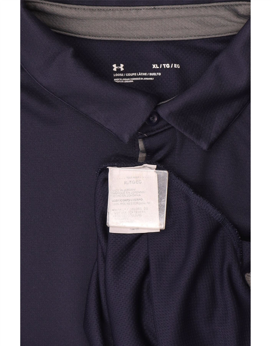 Under Armour Polo Homme XL Bleu Marine Polyester