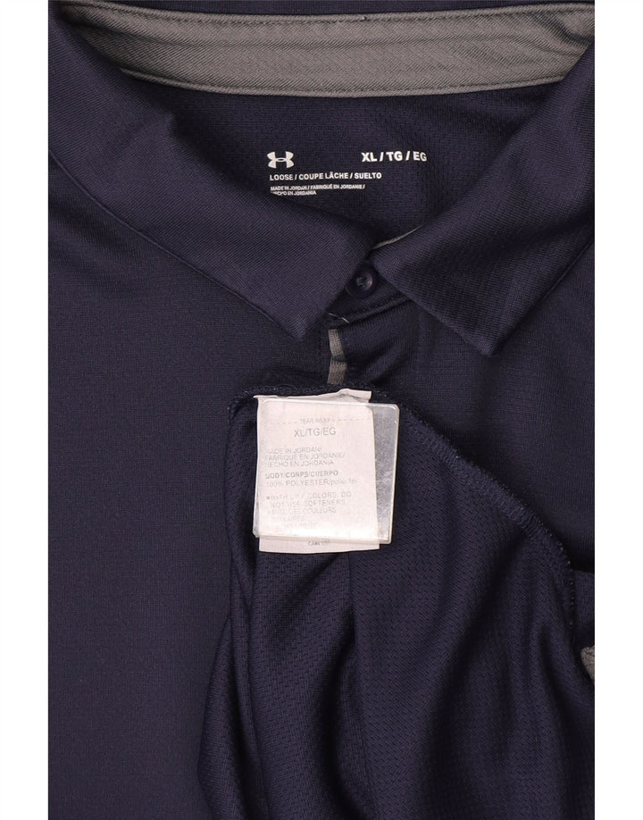 Under Armour Polo Homme XL Bleu Marine Polyester