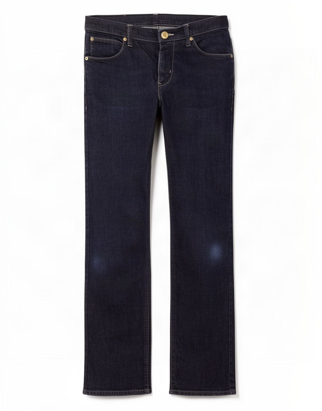 Lee Femme Powell Jean Droit W32 L34 Bleu Marine Coton