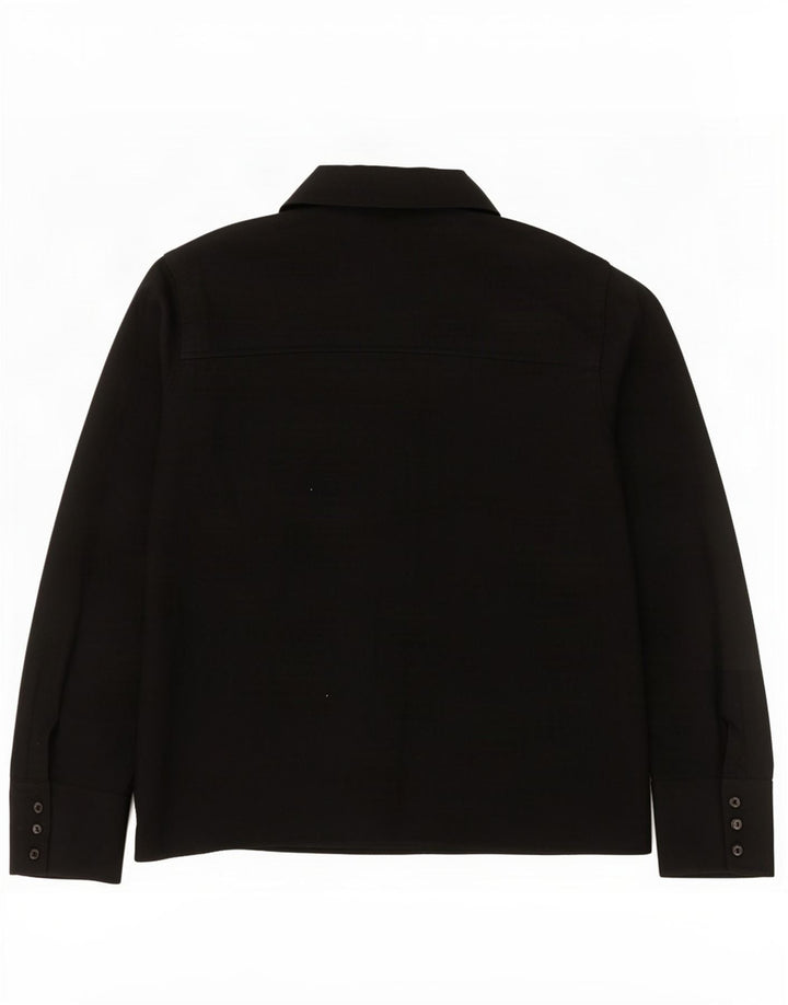 Marks & Spencer Pull cardigan surdimensionné pour femme UK 14 Large Viscose noire