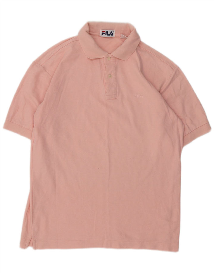 Fila Polo Homme IT 48 Rose Moyen Coton