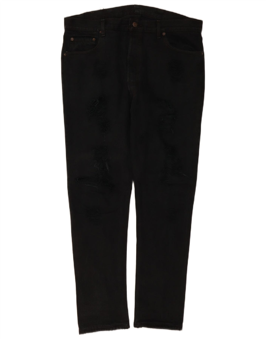 Levi's Jean Slim Effet Déchiré W38 L30 Femme Noir