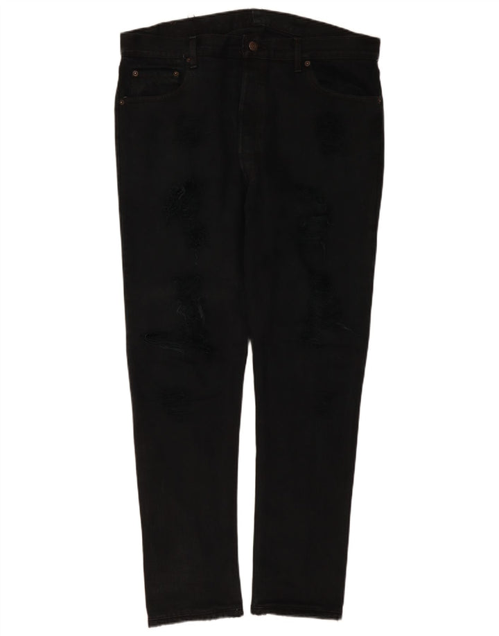Levi's Jean Slim Effet Déchiré W38 L30 Femme Noir