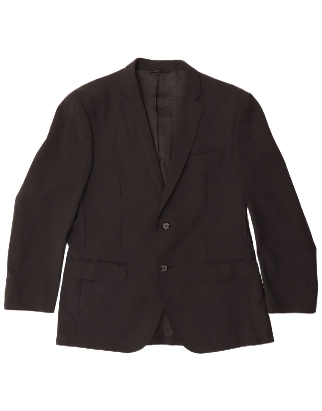 Calvin Klein Veste blazer à 2 boutons pour homme IT 52 XL Noir Polyester