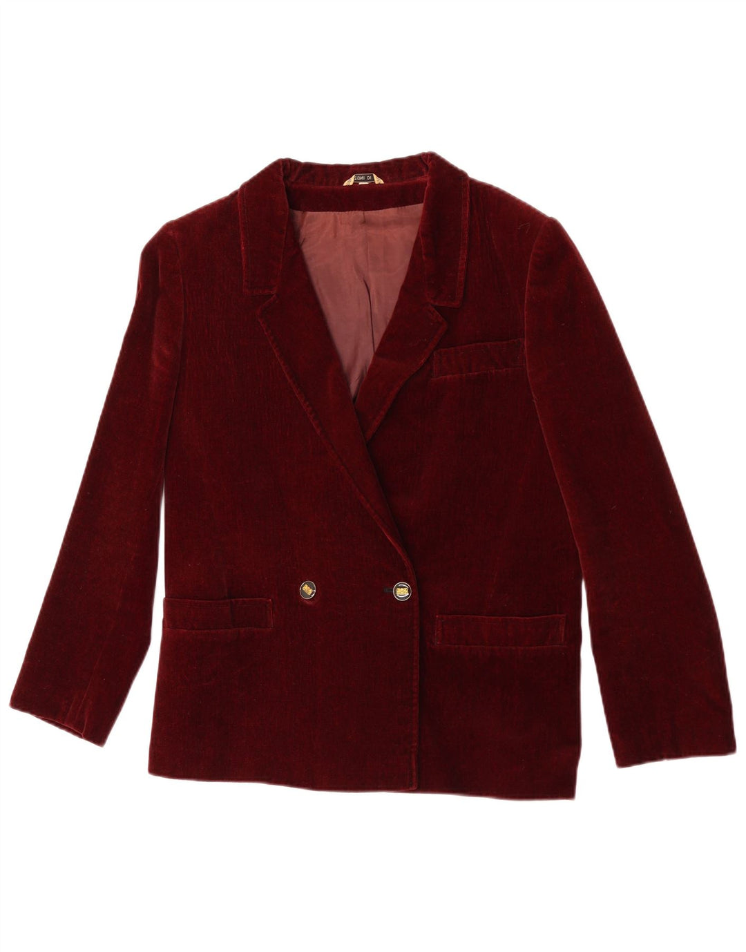 Confezioni Di Lusso Veste blazer croisée pour femme IT 44 Medium Burgu