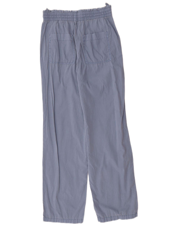 Marks & Spencer Pantalon décontracté coupe ample pour femme UK 8 Small W28 L29 Bleu
